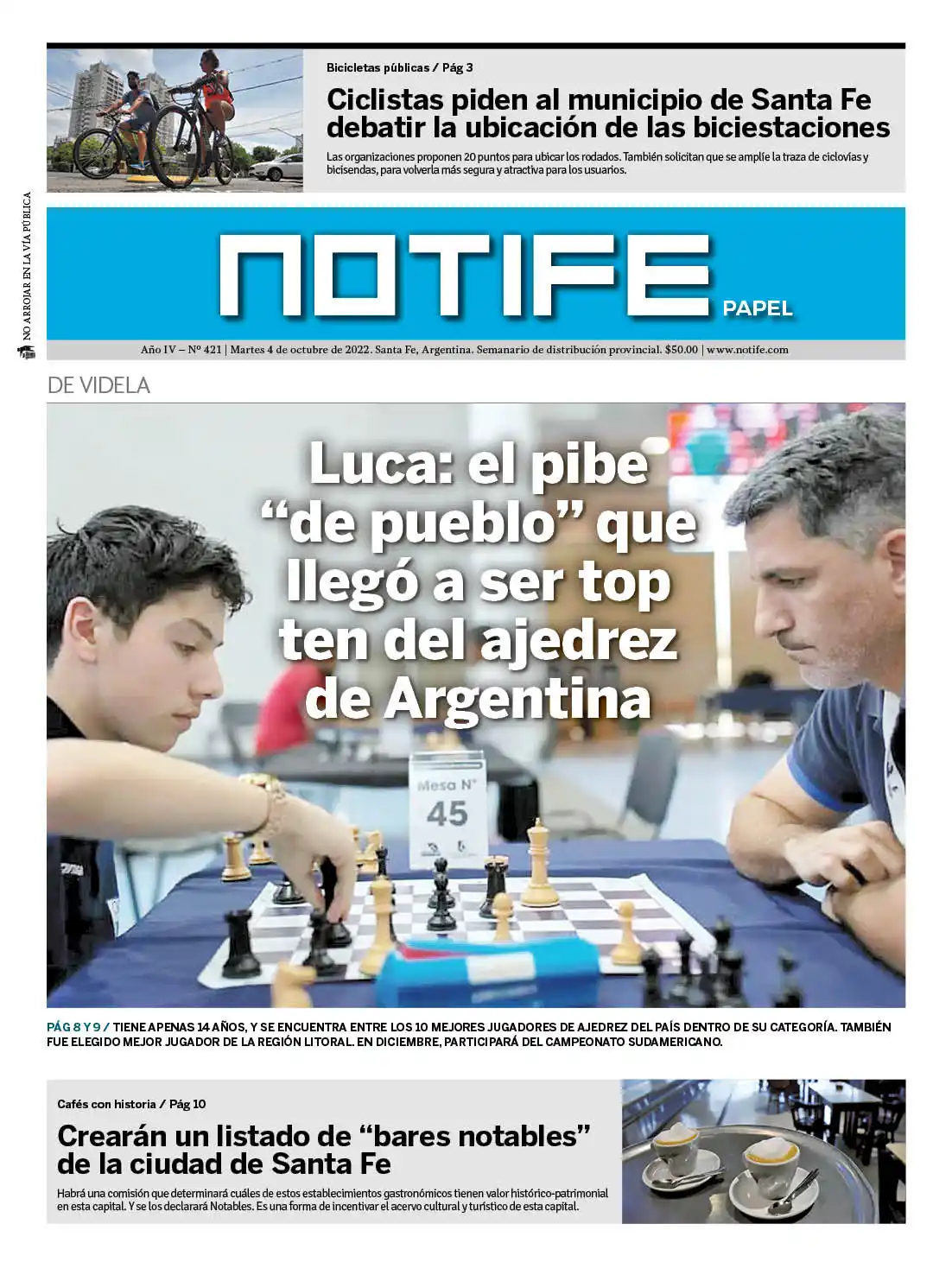 Semanario Notife: Edición N° 421