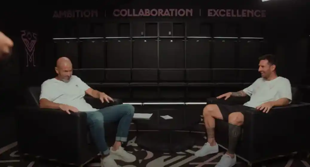 Messi y Zidane tuvieron una charla sobre los ídolos del fútbol