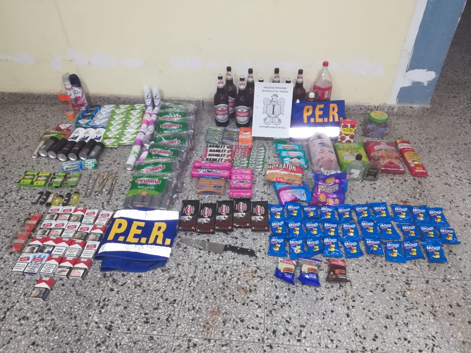 Recuperan mercadería robada en un almacén