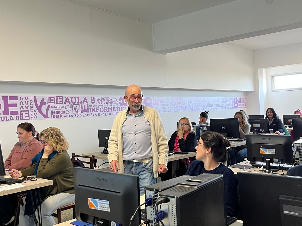 La capacitación se lleva adelante en Distrito E.