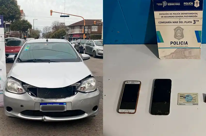Lo atrapan con un Etios robado en La Matanza en 2022