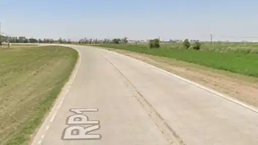 Despiste y caída de una motociclista en la Ruta Provincial 1