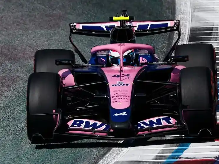 11° puesto para Colapinto en la única práctica del día en Silverstone. Foto: Alpine