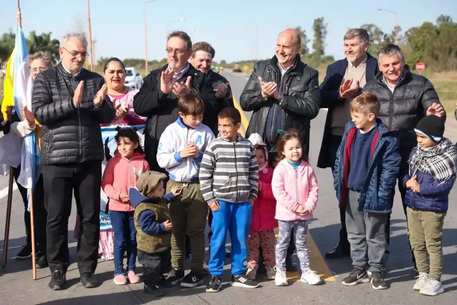 Perotti y Calvo inauguran obras en el Departamento Castellanos