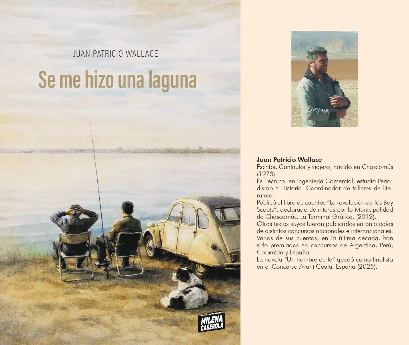 "Se me hizo una laguna": Juan Patricio Wallace presenta el 11 de abril una obra que condensa diez años de premiada trayectoria literaria