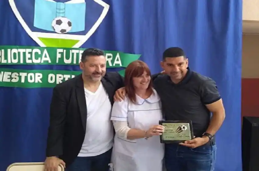 Se inauguró la Biblioteca Futbolera Néstor Ortigoza