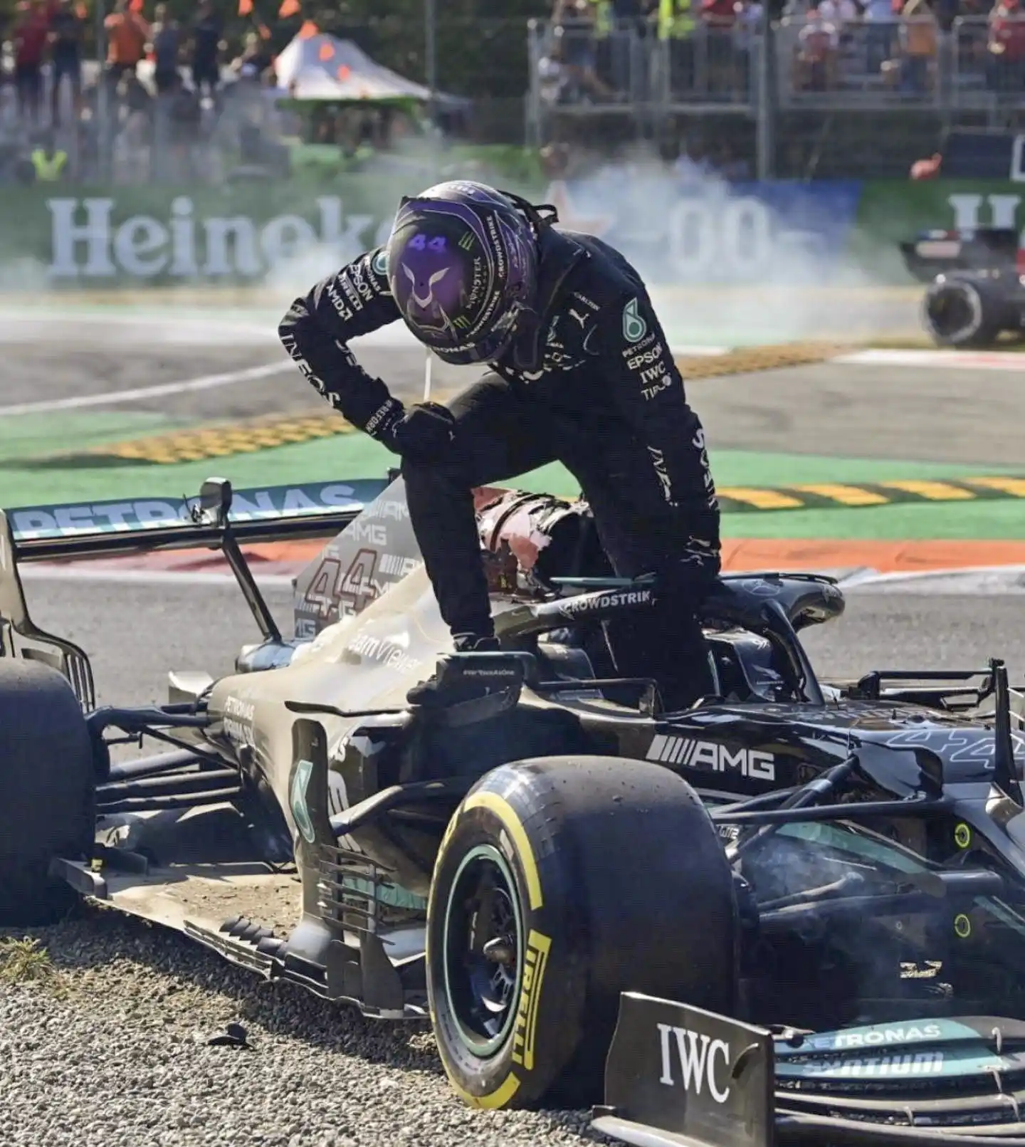Hamilton tuvo un desenlace decepcionante en el campeonato 2021.