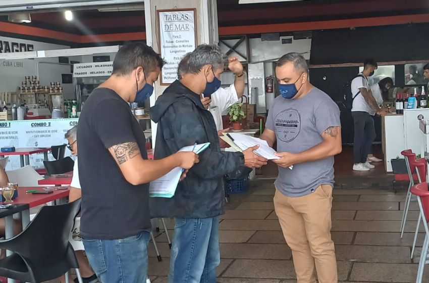 Afirman que apenas el 5% de los trabajadores gastronómicos de La Rambla están registrados