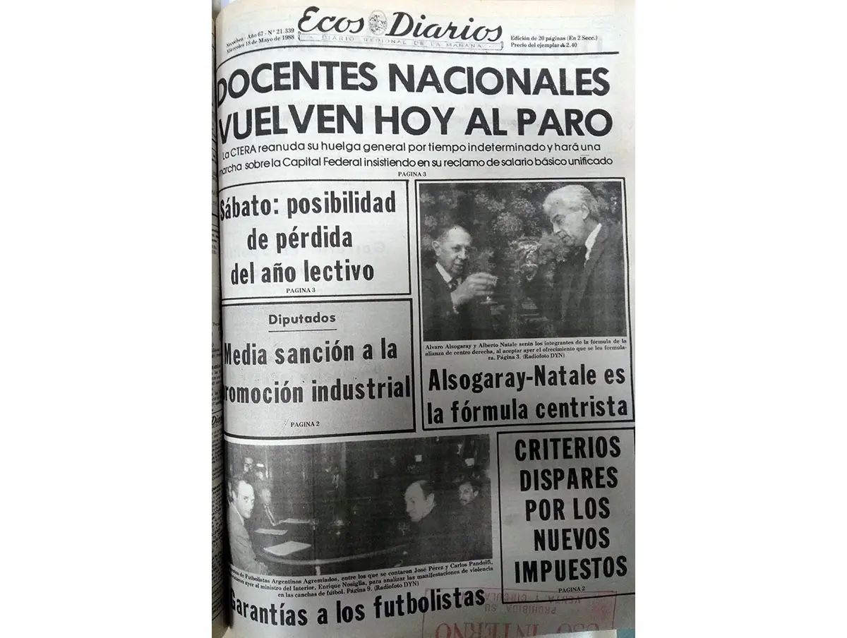 Miércoles 18 de mayo de 1988