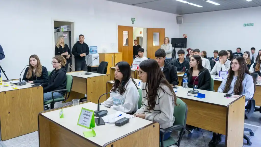 Culminó.  El Concejo Deliberante estudiantil