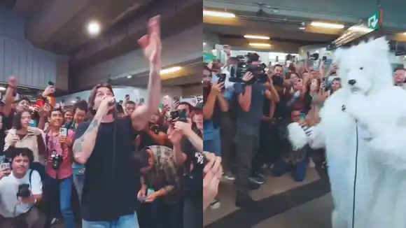 INSÓLITO CONCIERTO SUBTERRÁNEO: Juanes se disfraza y canta para los usuarios del Metro de Medellín (+Video)