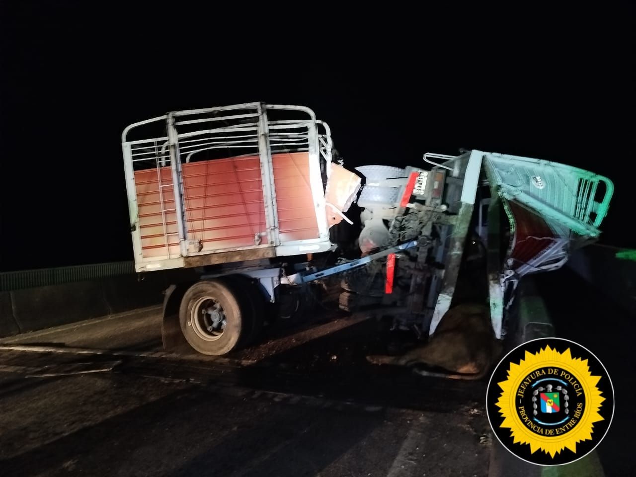 El tránsito aún permanece interrumpido en ambos carriles, mientras se desarrollan las pericias y las tareas de despeje en la zona.