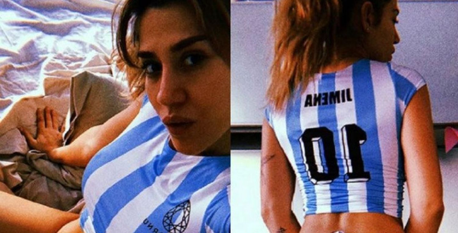 Jimena Barón cantará en el partido de Argentina: estallaron los memes