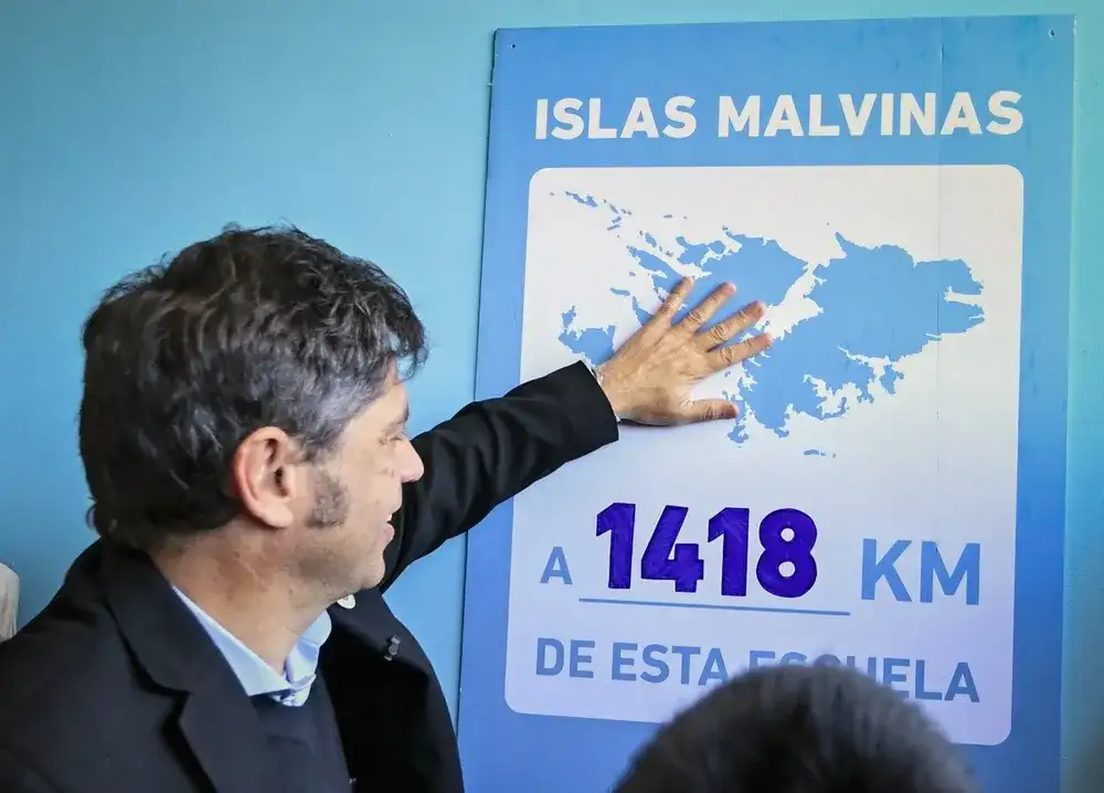 La imagen compartida por Axel Kicillof en sus redes sociales.