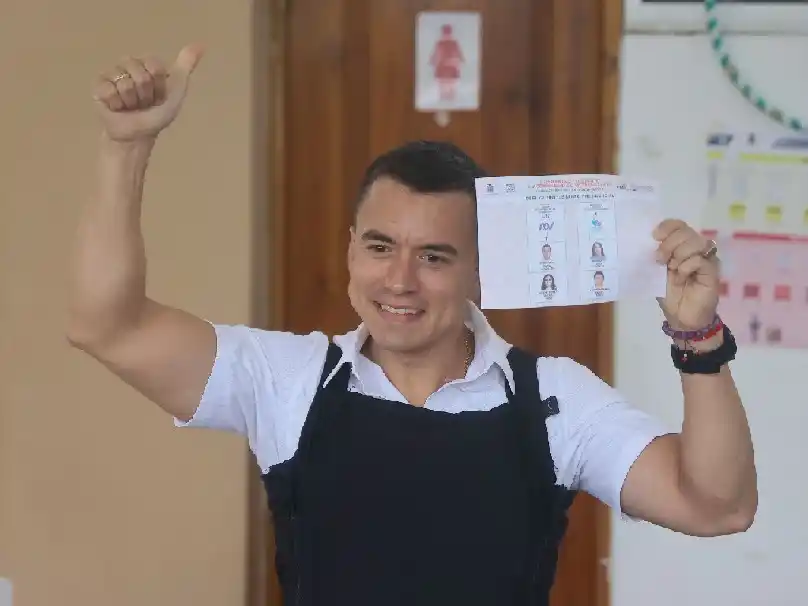 Daniel Noboa ganó las elecciones presidenciales en 2023.
