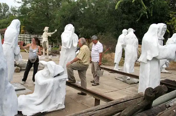 El restaurado Vía Crucis será inaugurado el 3 de abril