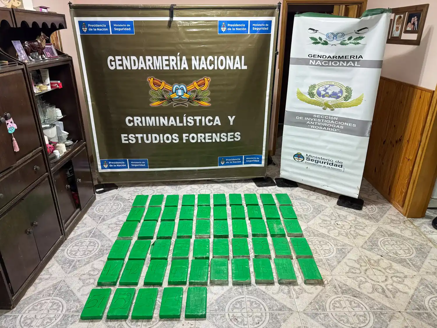 Secuestro de cocaína.