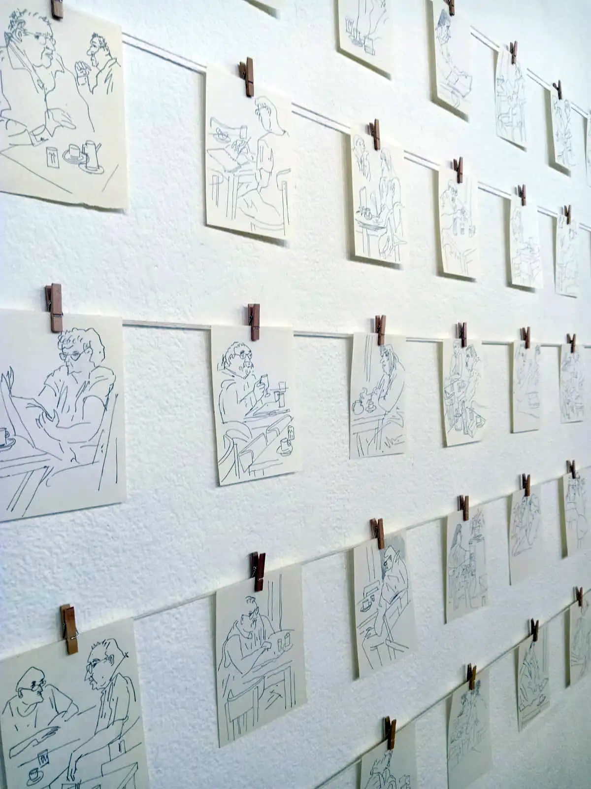 "Croquis Café Bar". Muestra de inauguración