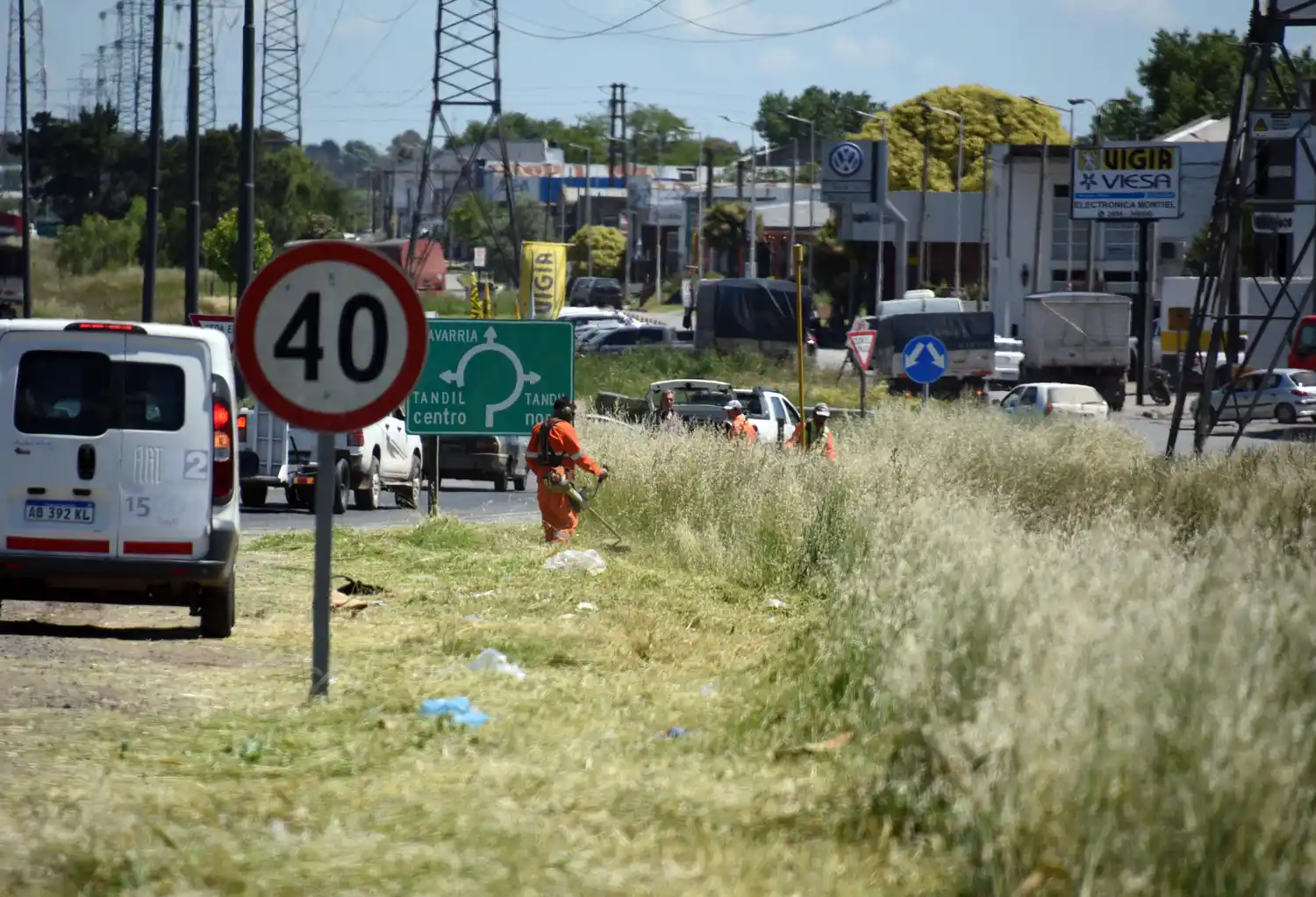 Corredores Viales S.A. realizó tareas de mantenimiento el pasado 10 de noviembre.