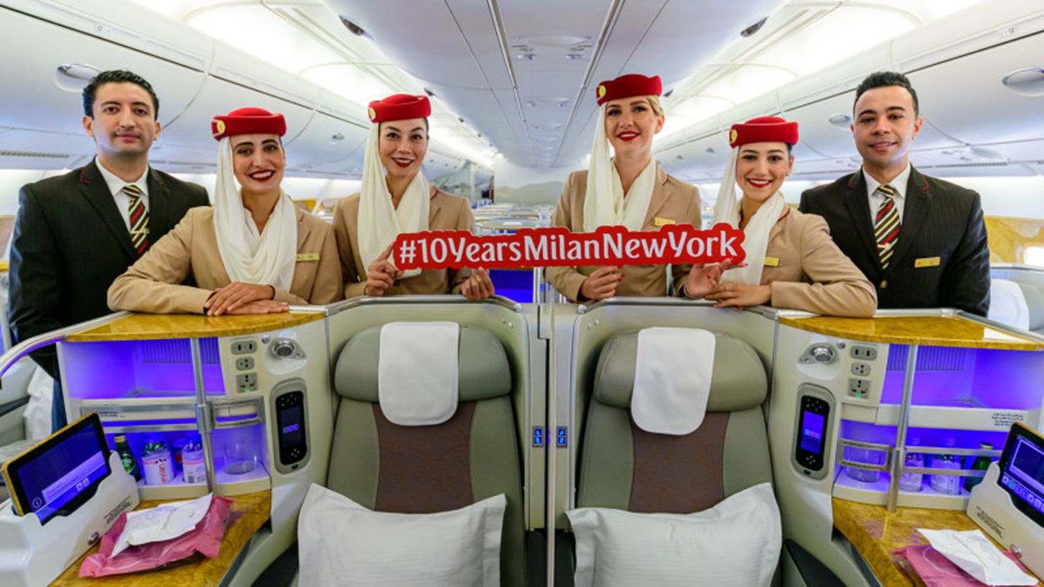 Emirates celebra una década de operaciones entre Milán y Nueva York