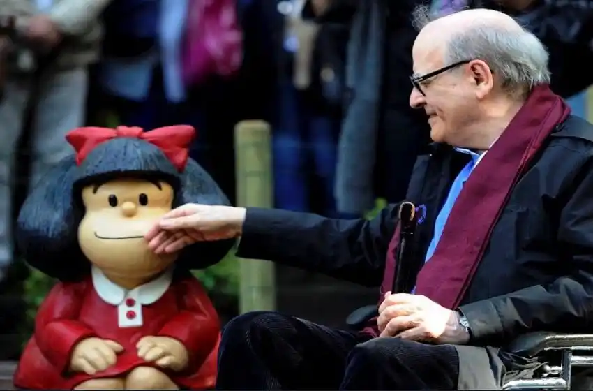 El arte, de luto: murió Quino, el creador de Mafalda