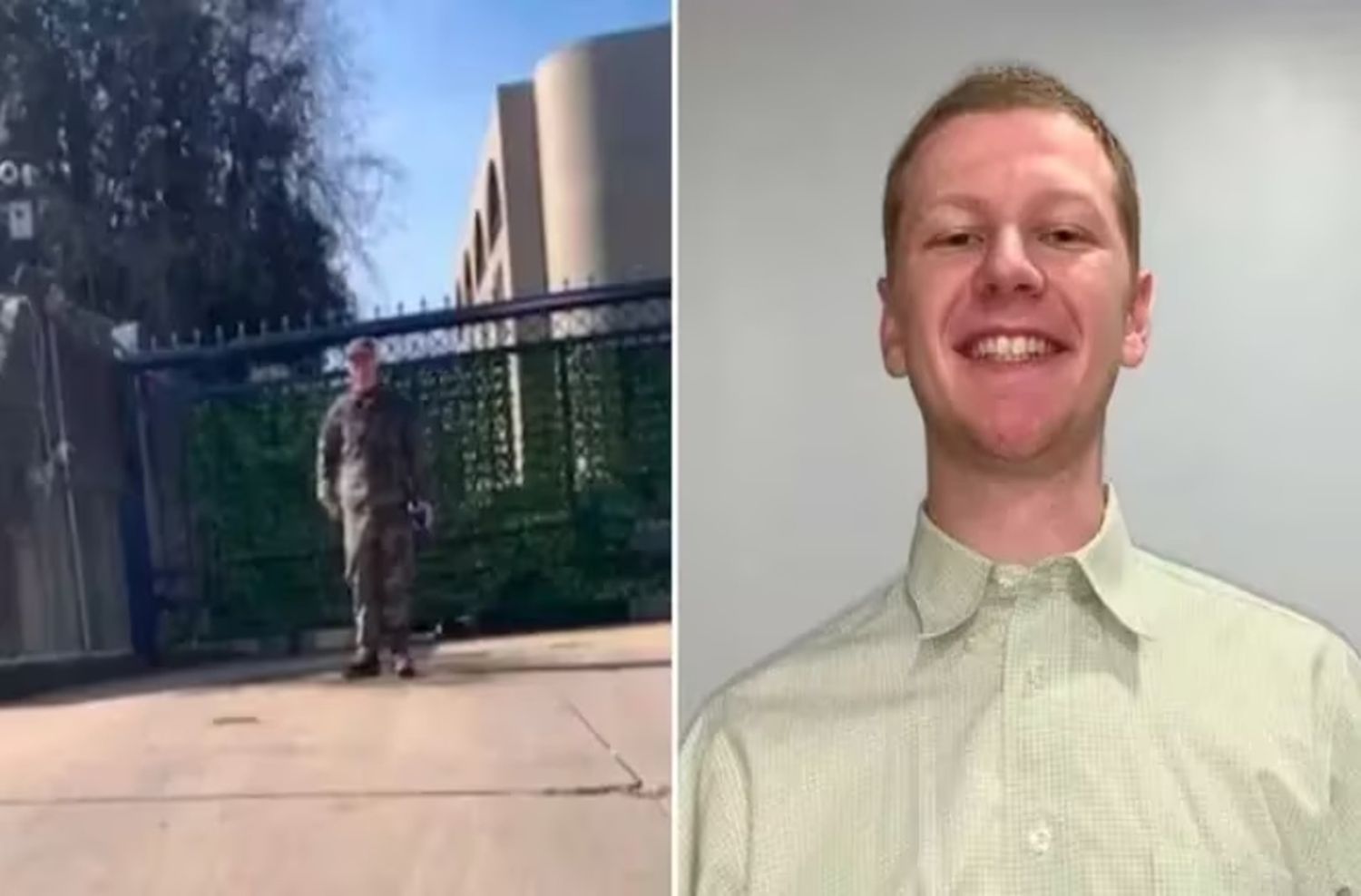 Murió un soldado estadounidense que se prendió fuego frente a la embajada de Israel en Washington