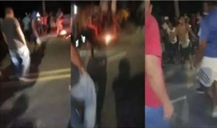 ¡LO PRENDEN EN FUEGO! Linchan a venezolano en Colombia tras señalarlo por un robo
