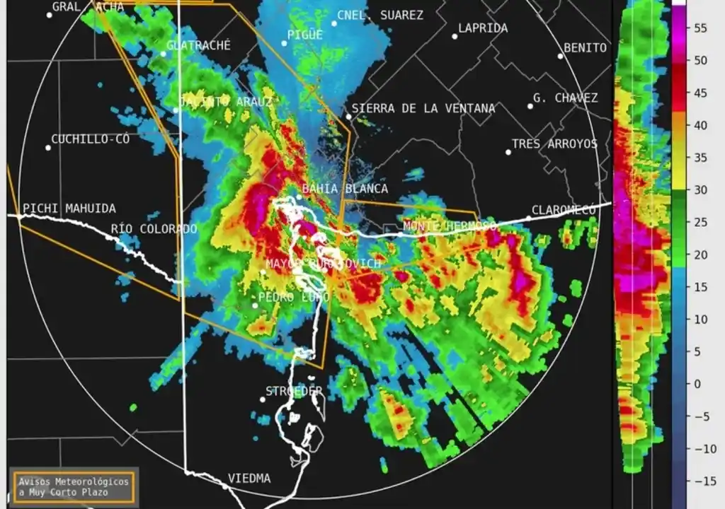 Imagen tormenta SMN
