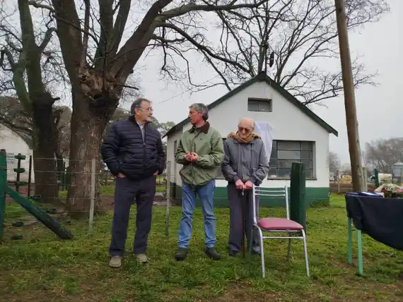 Homenaje "granjero" a los veterinarios "Paco" Domenech y Jorge Larghi