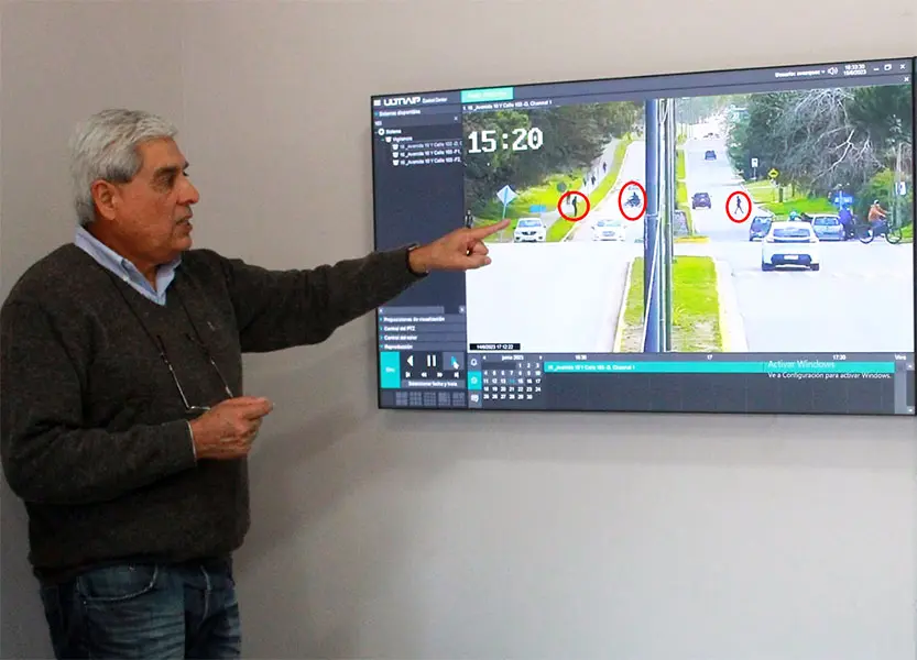 “El centro de monitoreo empieza a dar sus frutos”, dijo Martínez