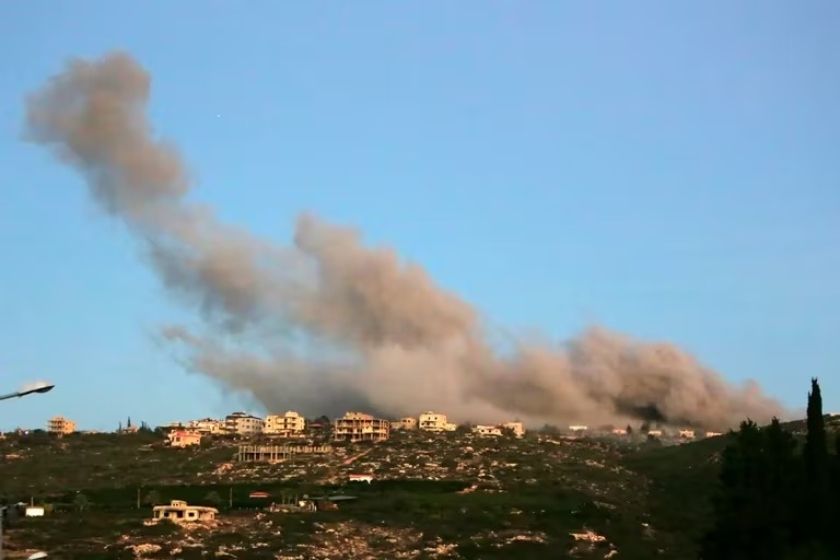 Israel atacó estructuras terroristas de Hezbollah en respuesta a lanzamientos de cohetes desde el Líbano