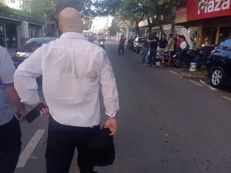 Gustavo, la víctima, había salido de una financiera con $ 5 millones