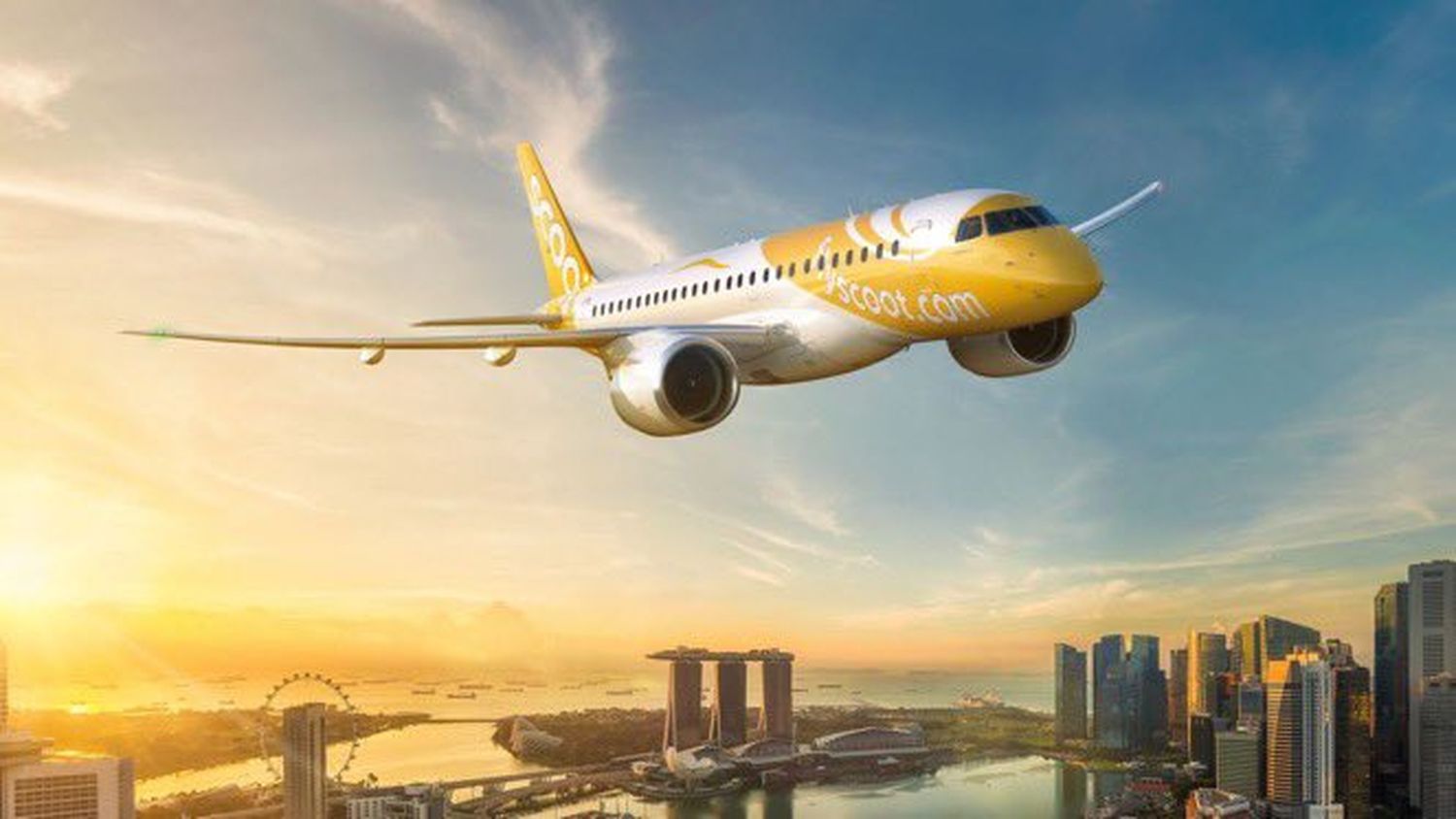 Scoot será el primer cliente del Embraer E190-E2 en el sudeste asiático