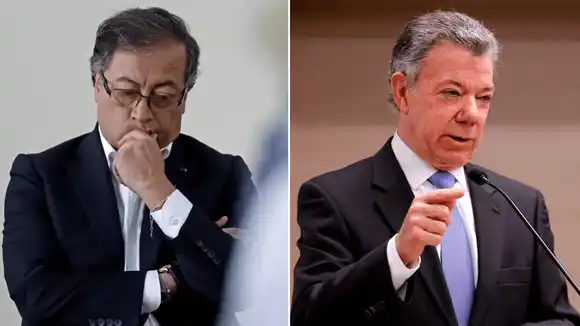 ¿Fuego amigo? Santos critica fuerte a Petro