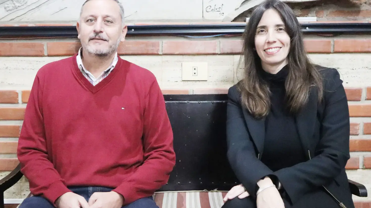 Federico Gorsky y Laura Ramos, integrantes de la Red Inmobiliaria Concordia