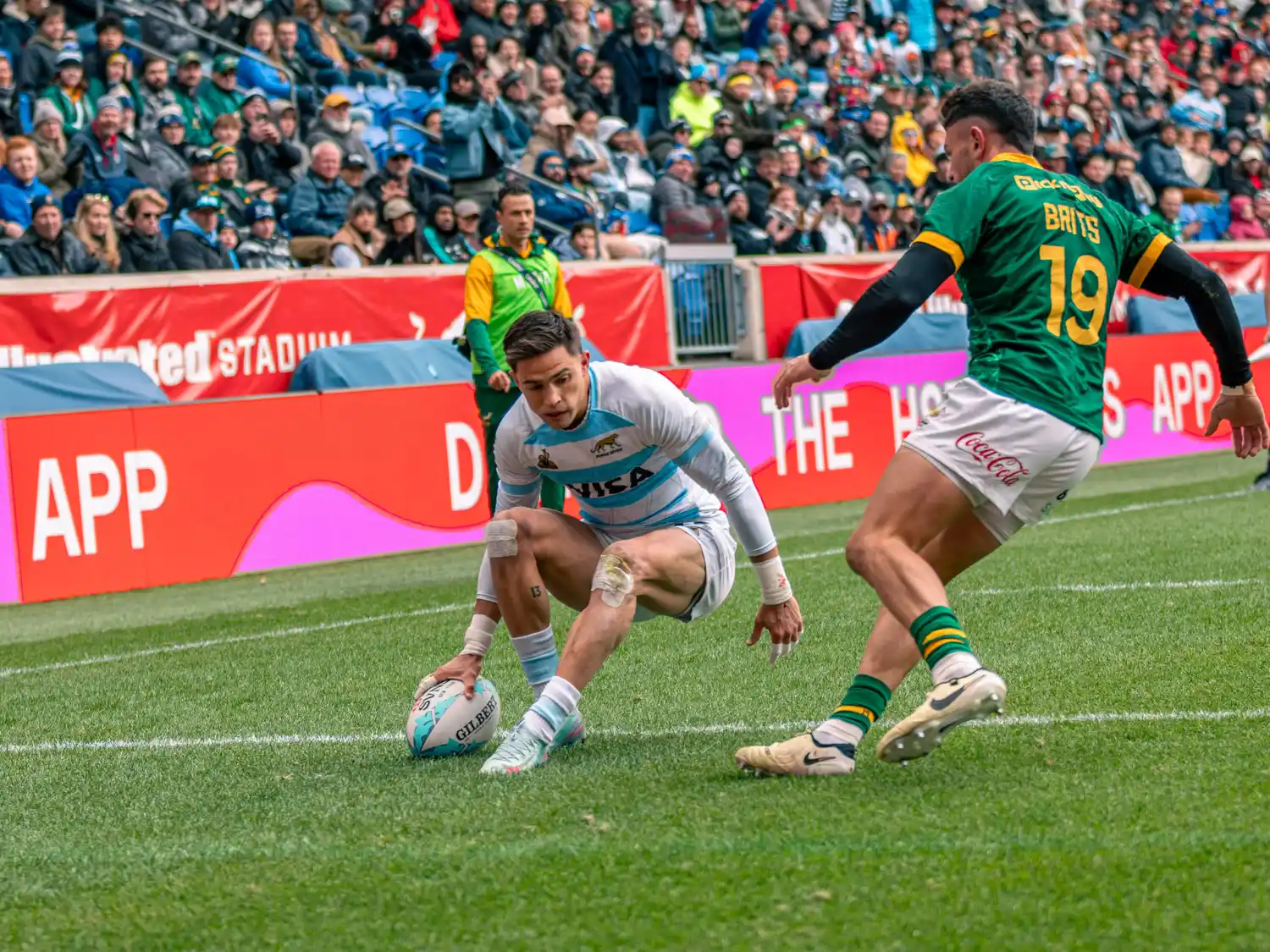 Argentina ganó la medalla de bronce en el Seven de Nueva York. Foto: @lospumas7arg