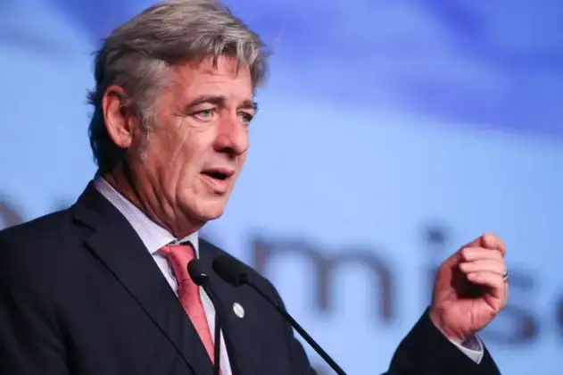 El presidente de la Sociedad Rural Argentina, Nicolás Pino.