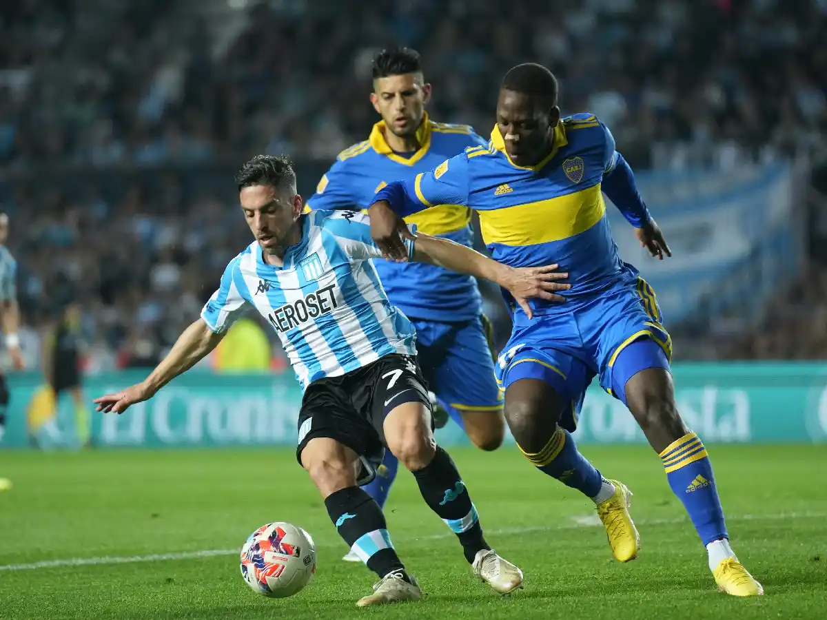 Racing y Boca quedaron a mano