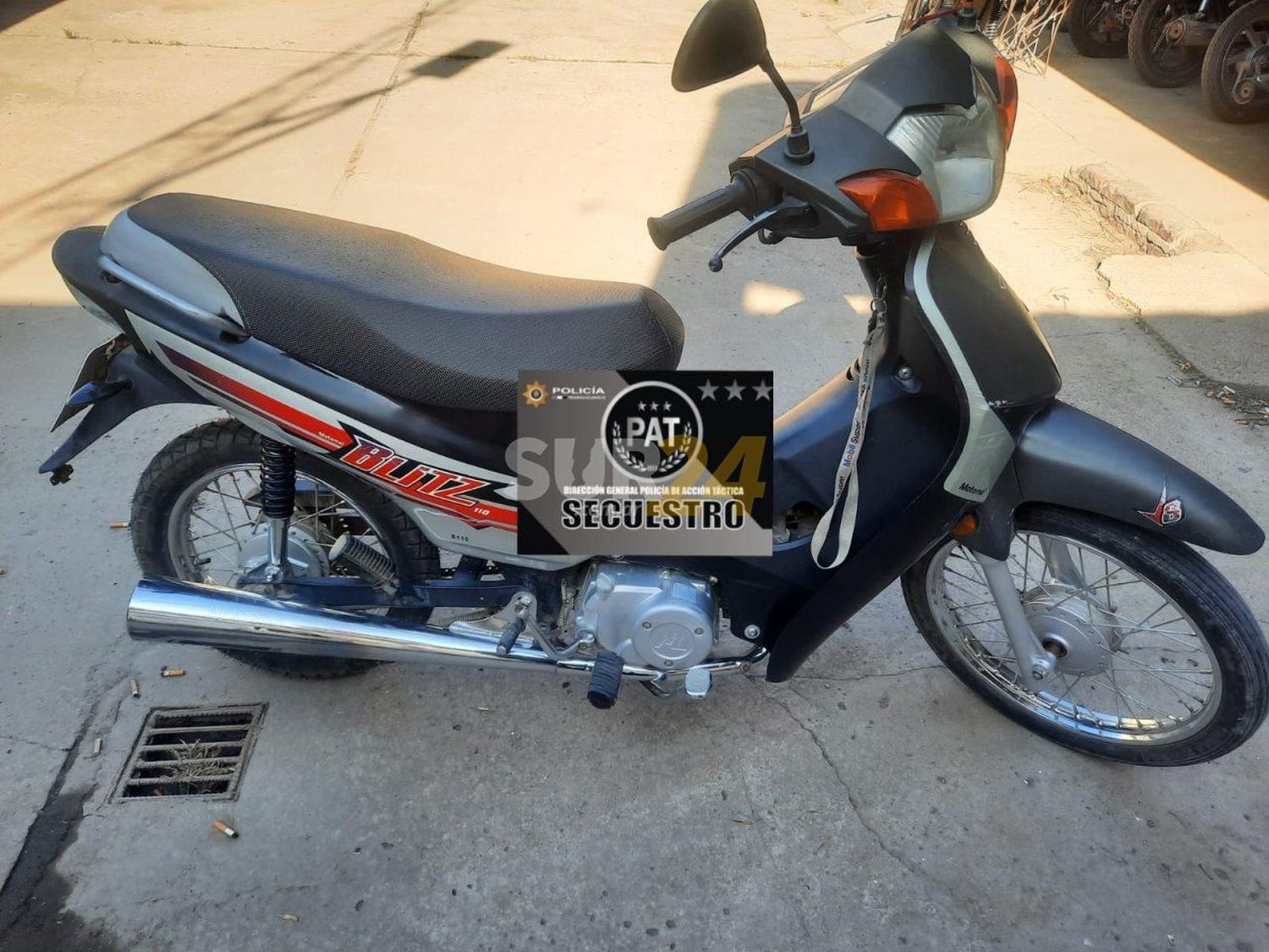 Detuvieron un sujeto por agredir a su mujer y sustraerle la moto