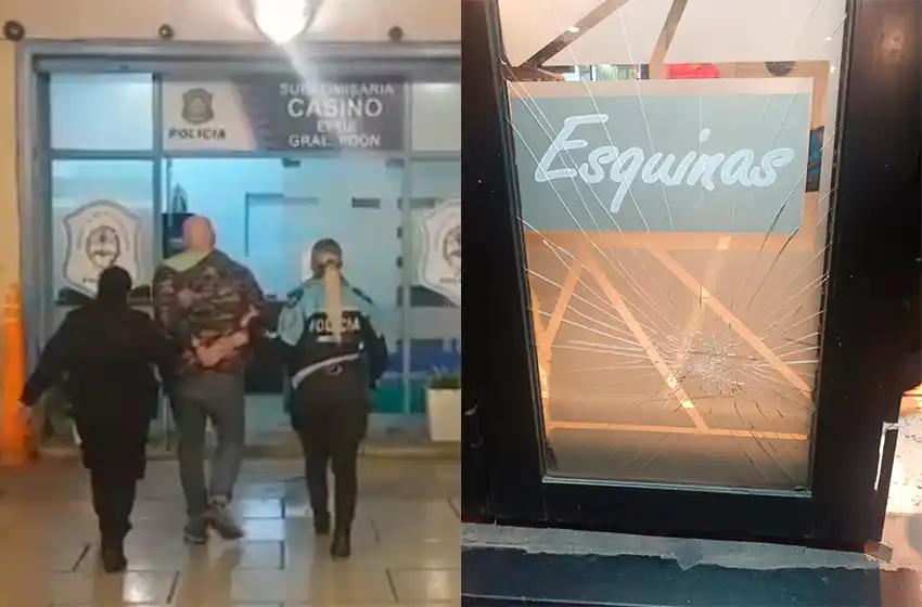 Pidió rabas, no le gustó lo que vio y enfureció: terminó detenido