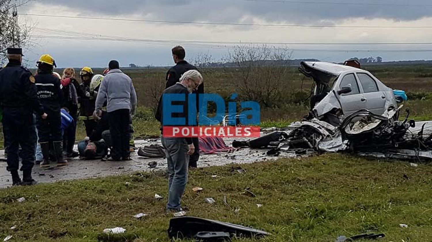 Ruta 12: Dos muertos y un herido grave en trágico accidente