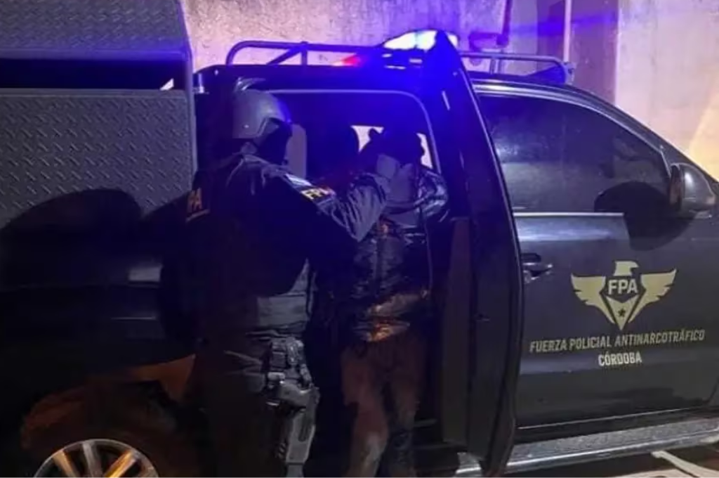 El momento de la detención.