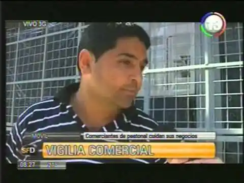 En la peatonal, los comerciantes realizaron una vigilia durante toda la noche