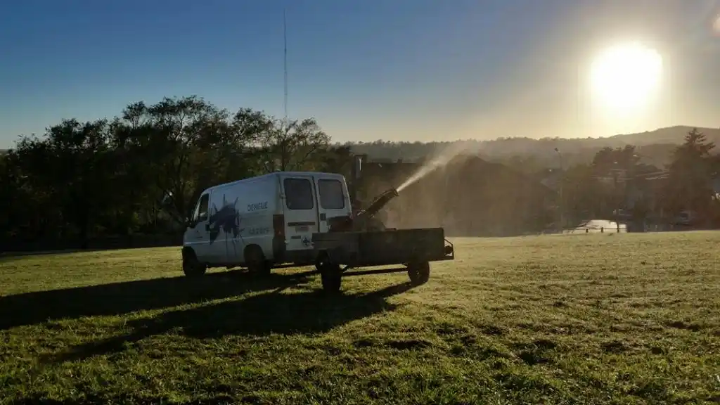 Los mosquitos no dan tregua y continúa la fumigación