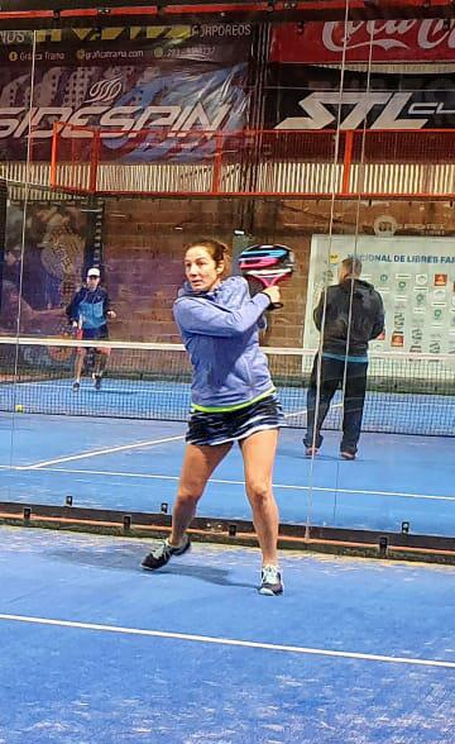 Marcela Merigone también contó su historia en el pádel