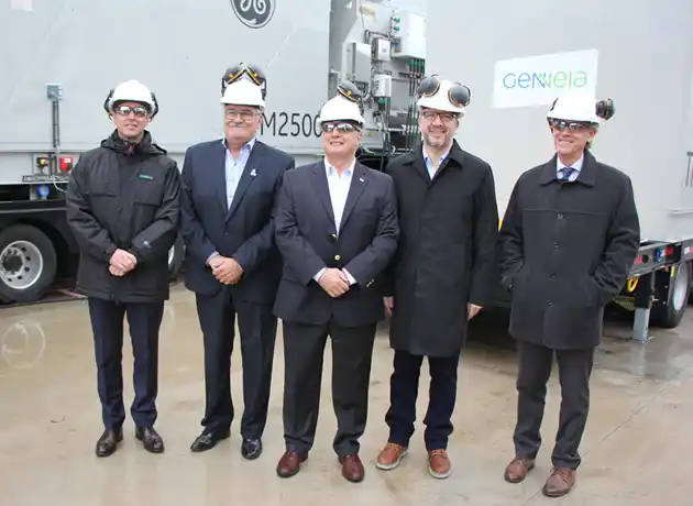 Bragado: Inauguran ampliación de central térmica