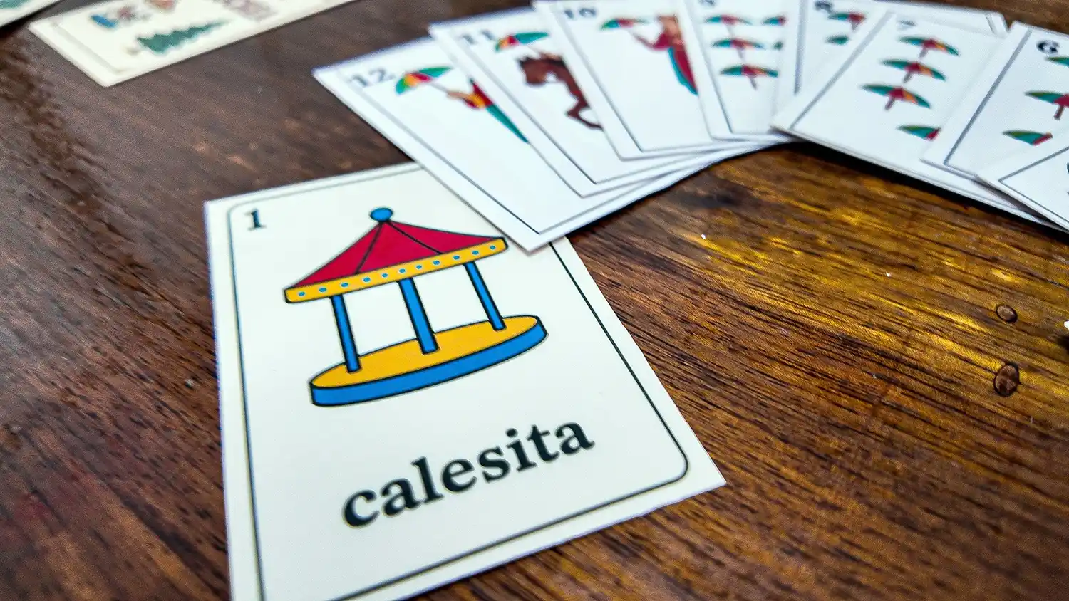 Juego de cartas. Con atractivos turísticos de Necochea