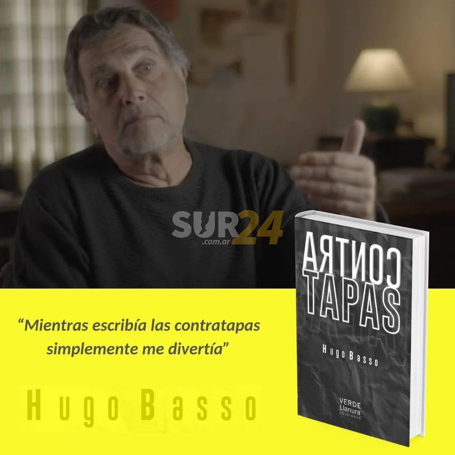 Rufino: Hugo Basso presenta su libro “Contratapas”