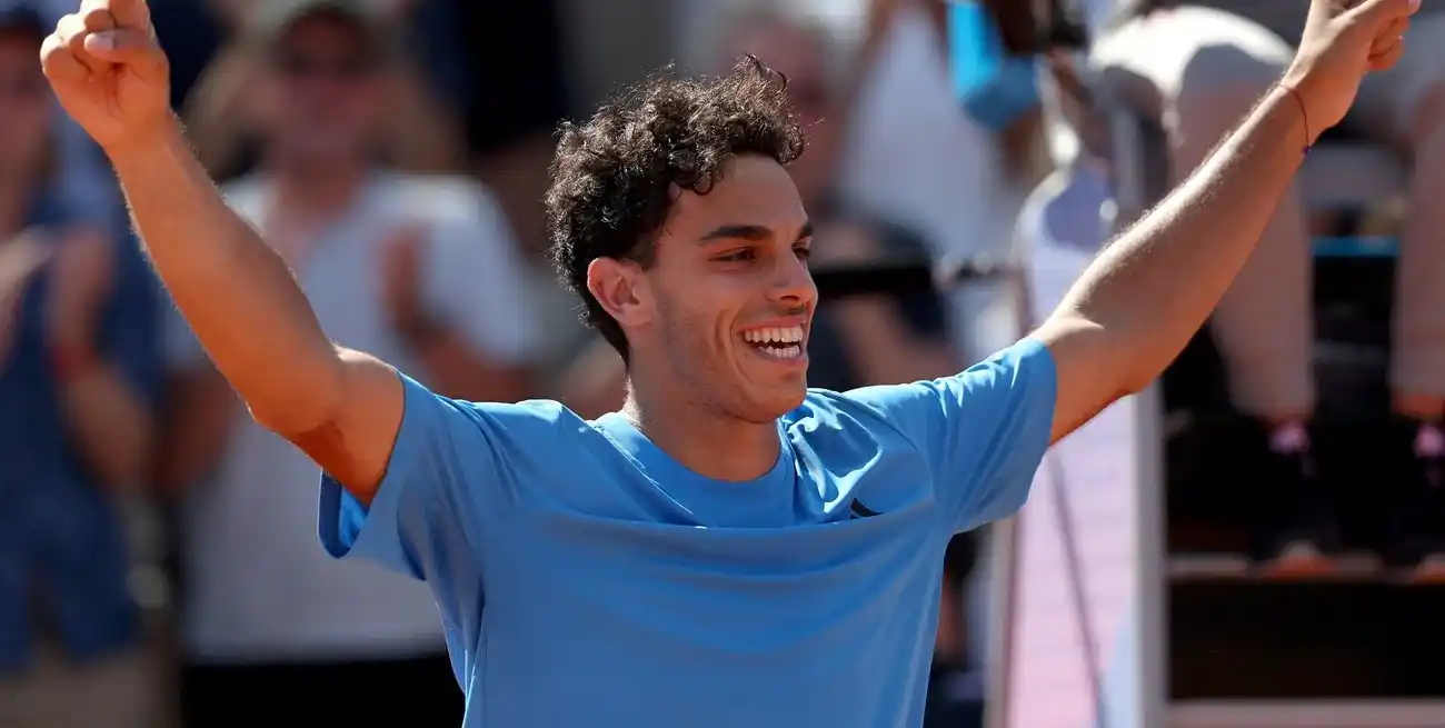 Francisco Cerundolo venció al local Ugo Humbert en un difícil partido. Crédito: Reuters