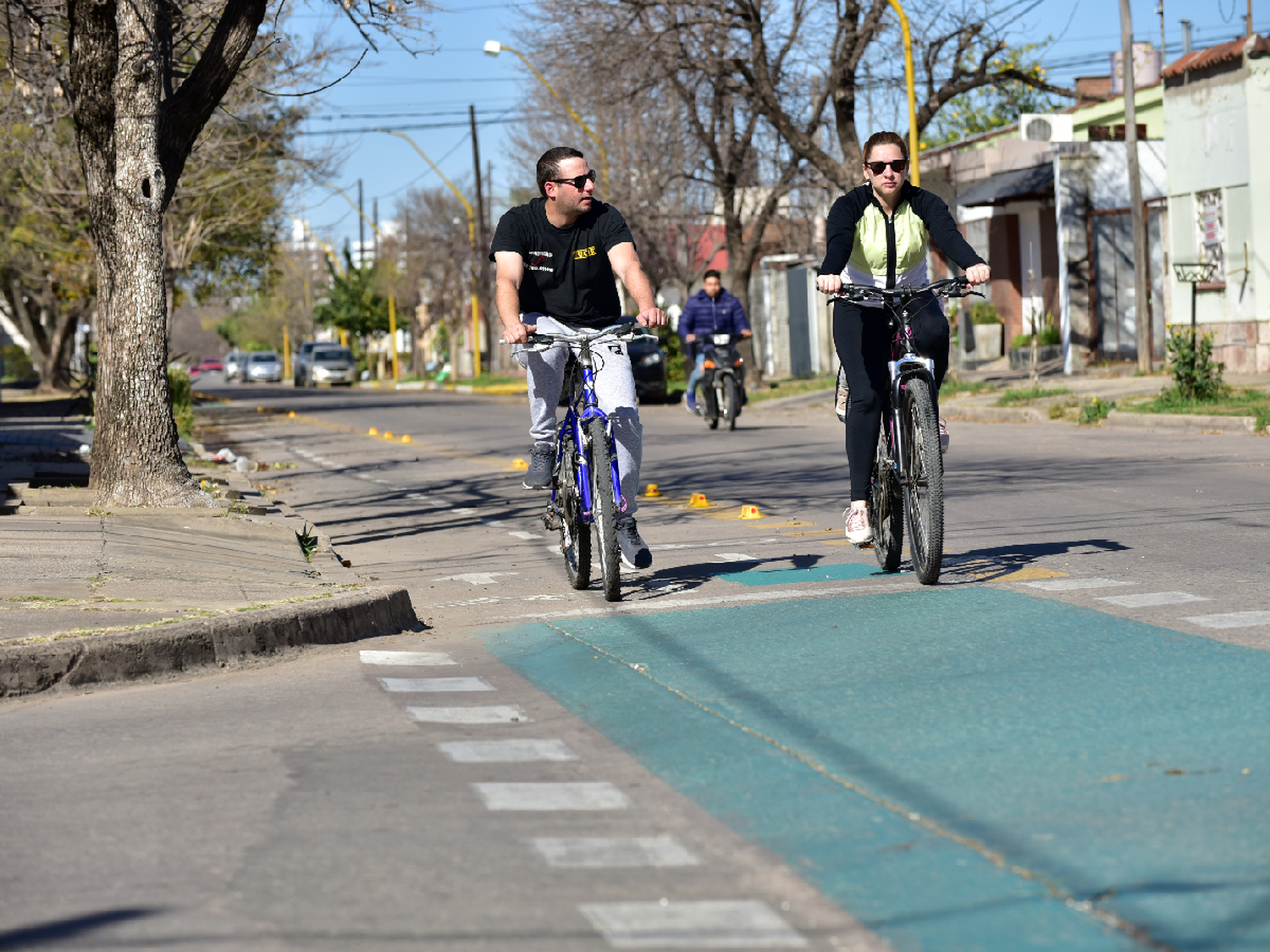 San Francisco: se habilitaron las primeras cuadras de la bicisendas